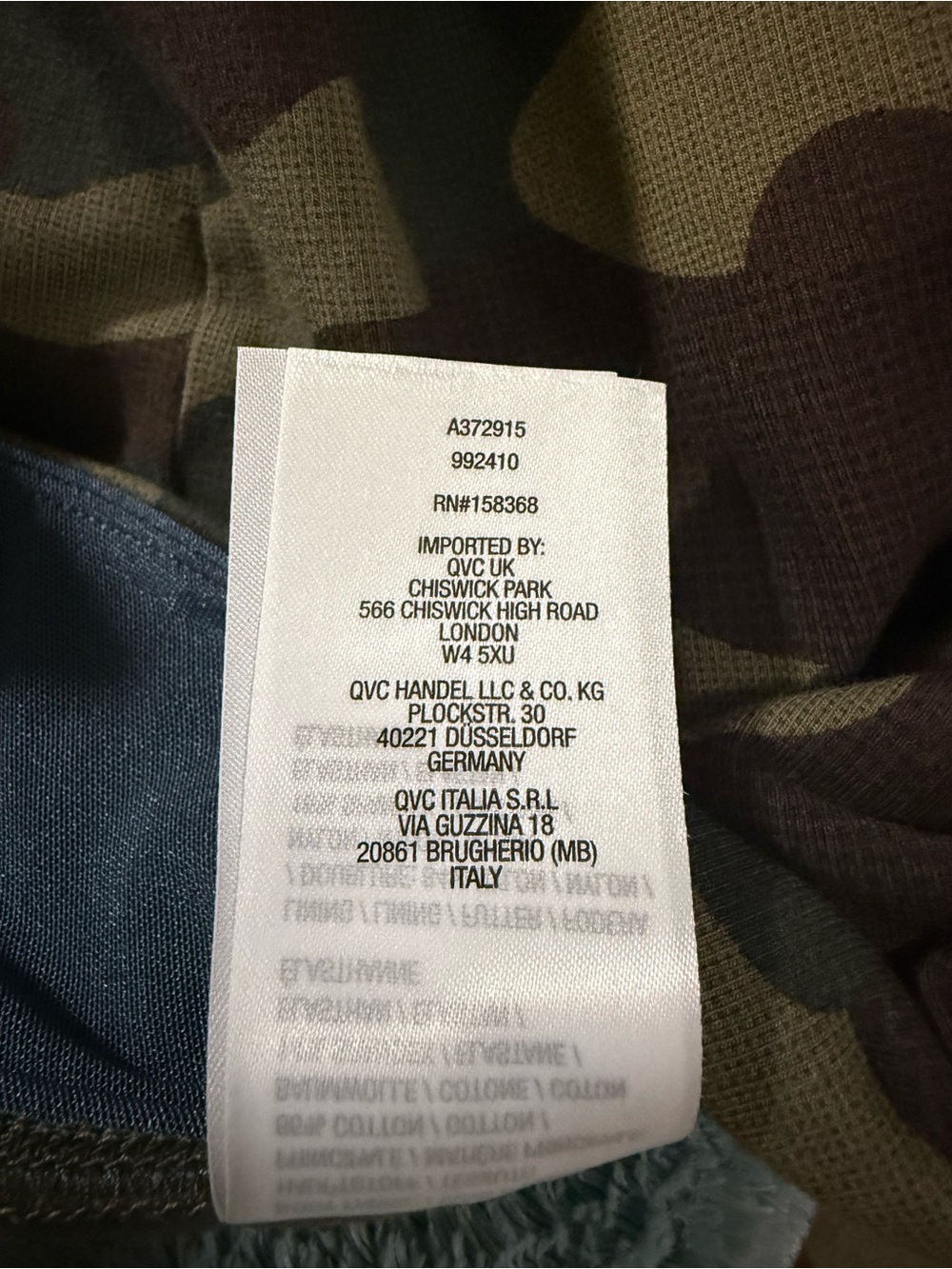 Women with Control Camo Print Leggings - Olive Green Size S - Picture 9 of 10